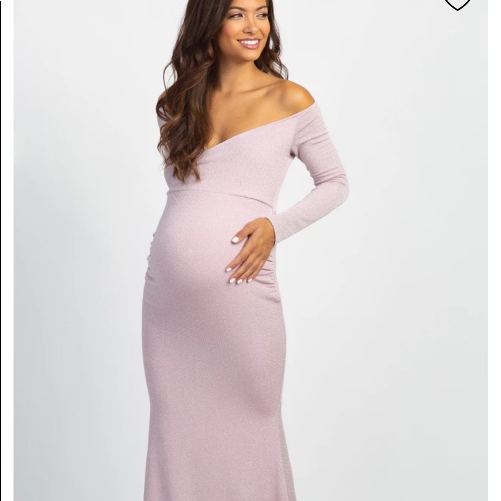 PinkBlush Maternity Photoshoot Gown!